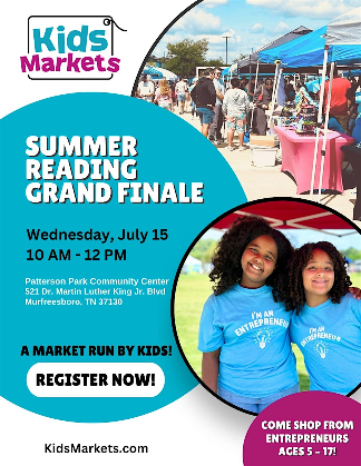 Kids Markets at Summer Reading Grand Finale