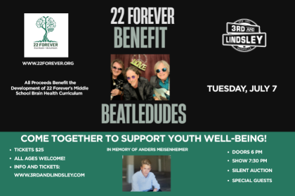 BEATLEDUDES Come Together for Youth Mental Health and Substance Use Prevention