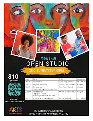Open Studio Sundays at The A.R.T.S. ✨