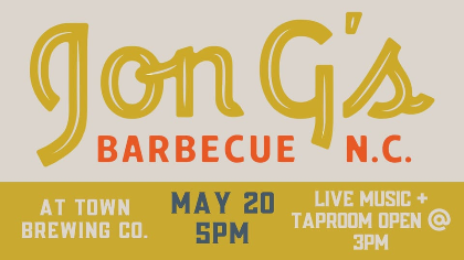 Jon G's BBQ Pop-Up at Town Brewing