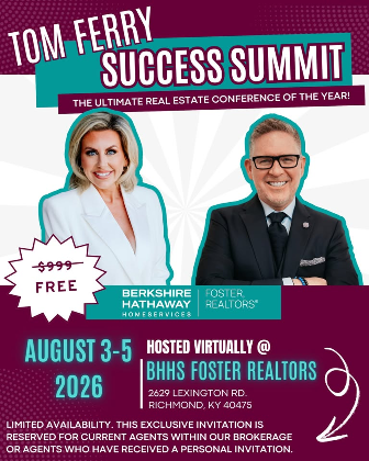 VIRTUAL TOM FERRY SUCCESS SUMMIT 2026 @ BHHS FOSTER REALTORS