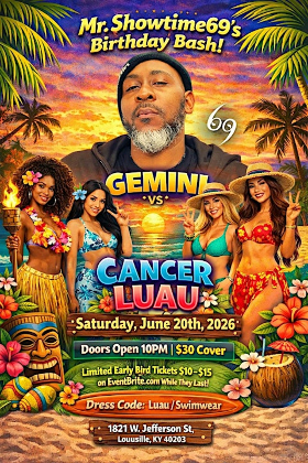 Gemini vs Cancer Luau Party