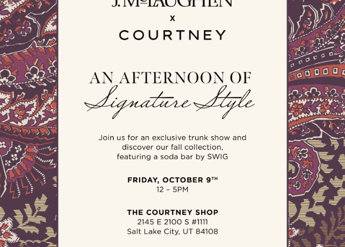J.McLaughlin x Courtney ~ An Afternoon of Signature Style