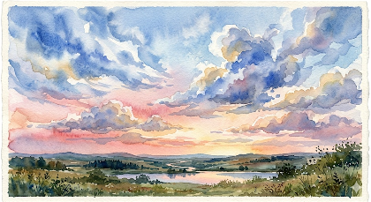 Basic Watercolor Painting - Summer Series - Part 1