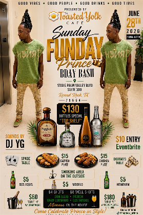 Prince Bday Bash Sunday Funday