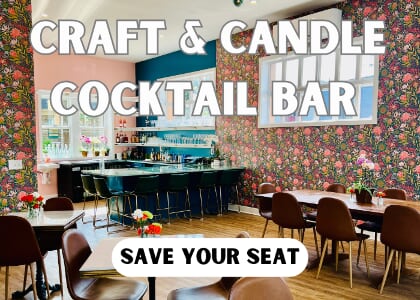 Wick + Mortar Studio / Craft and Candle Cocktail Bar