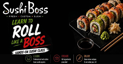 Interactive Sushi Rolling Experience
