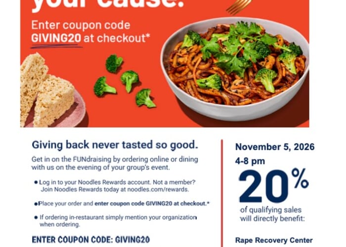 Noodles & Company Fundraiser (Holiday Giving)