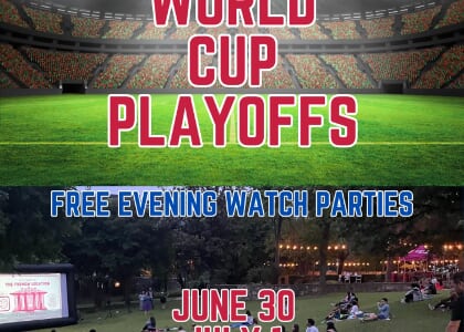 World Cup Watch Party at the French Legation June 30th