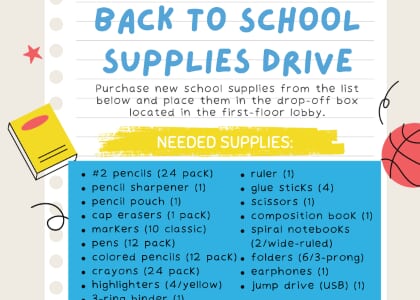Boys & Girls School Supplies Drive - Berry Farms