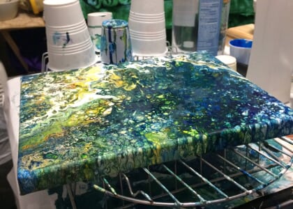 Paint Pouring 101 & Beyond with Kathy Eaton