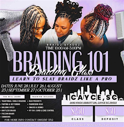 Braiding 101 Class