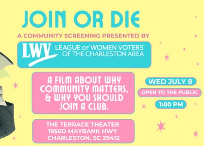 JOIN OR DIE, a community documentary screening and conversation