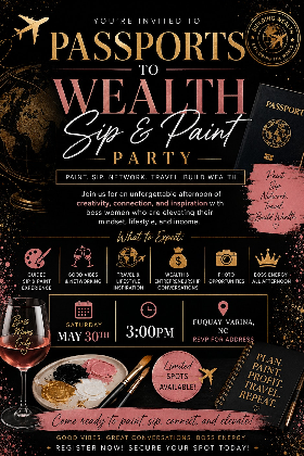 Passport 2 Wealth Sip & Paint Party