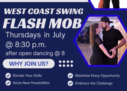 West Coast Swing International Flash Mob Rehearsal 🔥🔥🔥