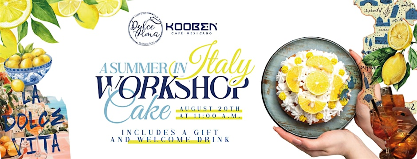 KOOBEN: UN VERANO EN ITALIA - CAKE WORKSHOP