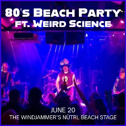80's Beach Party on the NÜTRL Beach Stage