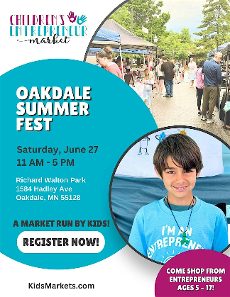 Kids' Markets at Oakdale Summer Fest