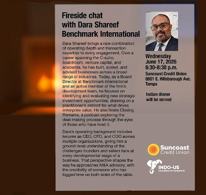 Fireside Chat with Dara Shareef of Benchmark International
