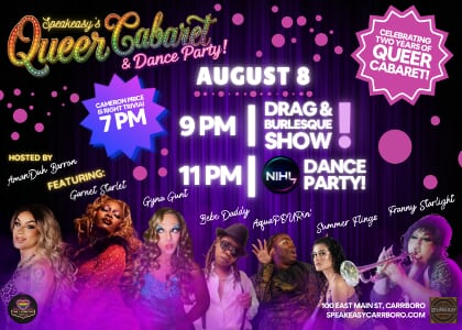 Speakeasy's Queer Cabaret and Dance Party (is turning TWO!)