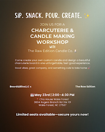 Charcuterie x Candle Making Workshop