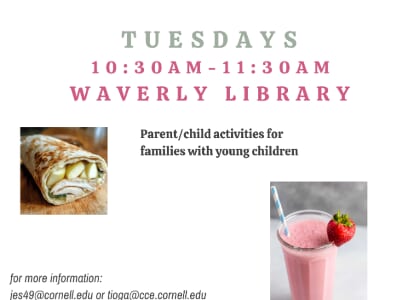 Cooking and Crafts at Waverly Library