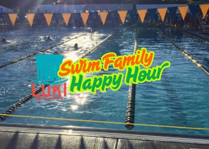 Tired Swim Family Happy Hour