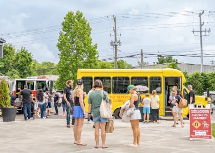 The Depart of Curious Things Bus
