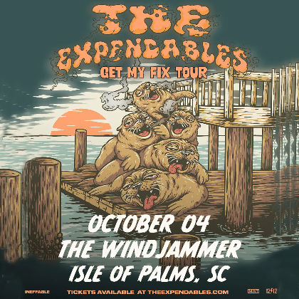 The Expendables on the NÜTRL Beach Stage