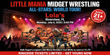 Little Mania Wrestling: Big Action, Tiny Wrestlers! Riverview, FL