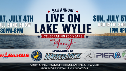 5th Annual: Live on Lake Wylie with Anna J