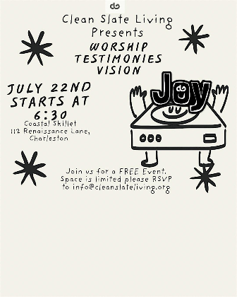 Clean Slate Living Presents a Night of Worship, Testimonies, and Vision