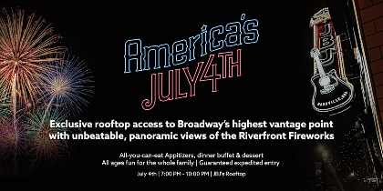 AMERICA250: The Ultimate July 4th VIP Rooftop Firework Experience
