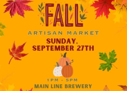 Fall Artisan Market at Main Line Brewery