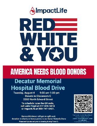 ImpactLife: Decatur Memorial Hospital Blood Drive