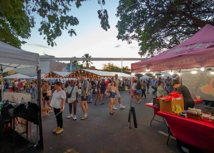 Village Night Market – Every Saturday at Pearlridge Center, Aiea, Oahu