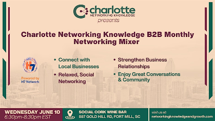 Charlotte Networking Knowledge B2B Monthly Networking Mixer