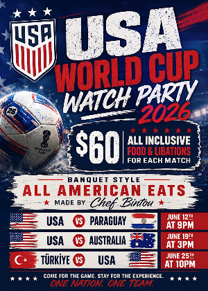 USA vs Australia World Cup Watch Party June 19th