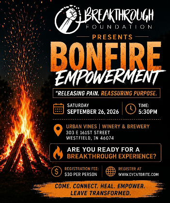 Bonfire Empowerment "Releasing Pain. Reassuring Purpose."