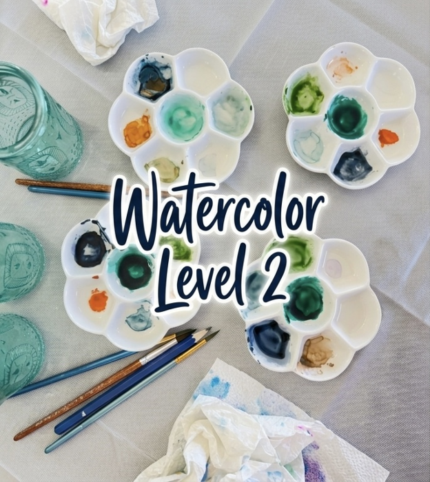 Watercolor Level 2- for Beginners: Ages 13+