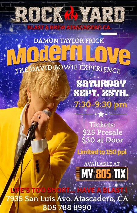 Modern Love: The David Bowie Experience LIVE at the Rockyard