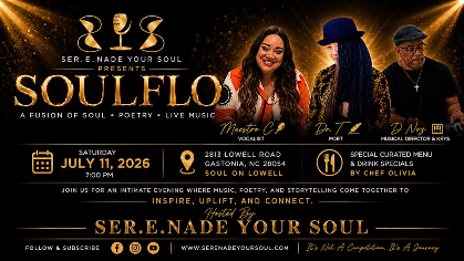 SOULFLO A Fusion of Soul • Poetry • Live Music