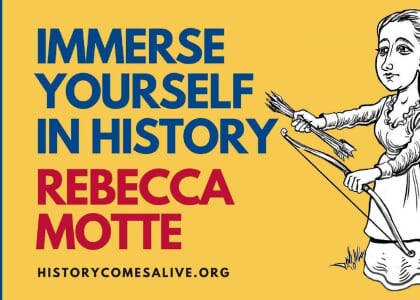 Rebecca Motte portrayed by Chris Weatherhead