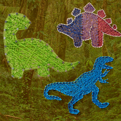 Jurassic String Art for Teens!