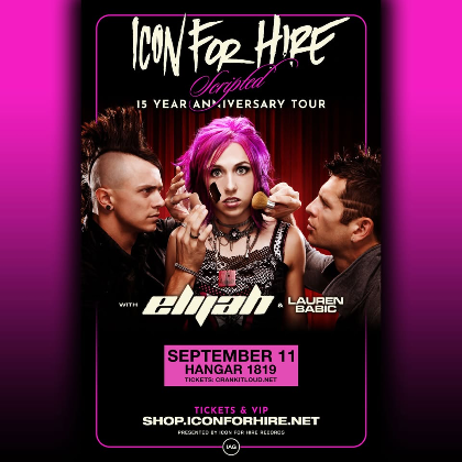 Icon For Hire 'Scripted' 15th Anniversary Album Tour