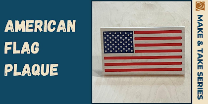 American Flag Plaque