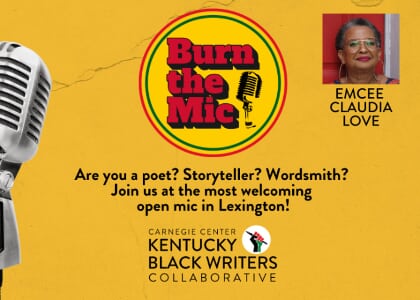 Burn The Mic poetry open mic featuring Eugenia Johnson-Smith