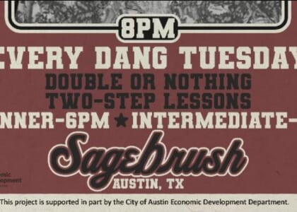 Intermediate Two-Step + Live Music - Sagebrush Tuesdays 7pm