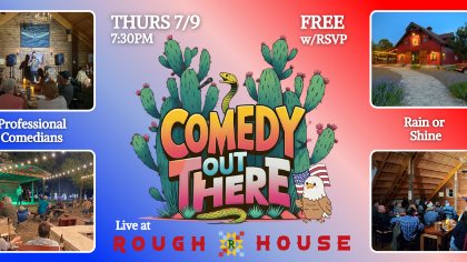 Comedy Out There at Roughhouse Brewing - FREE w/RSVP