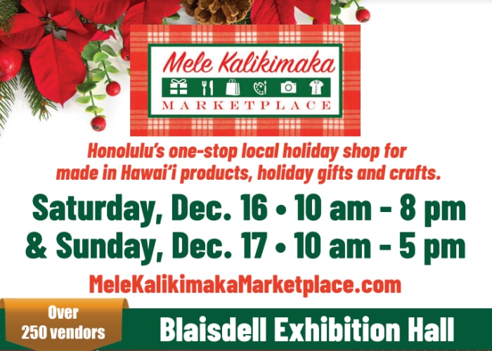 Visit Cutco from now til 5pm today @kamakanaalii. Browse dozens of vendors  at our Mele Kalikimaka Gift Fair.
